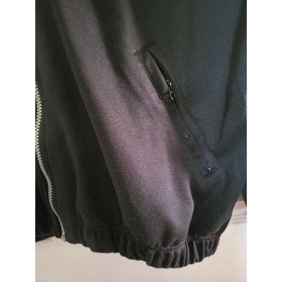 Vintage 80s Nike Black Jacket Full Zip Large - Picture 8 of 12